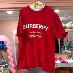 Burberry Red Logo T-Shirt